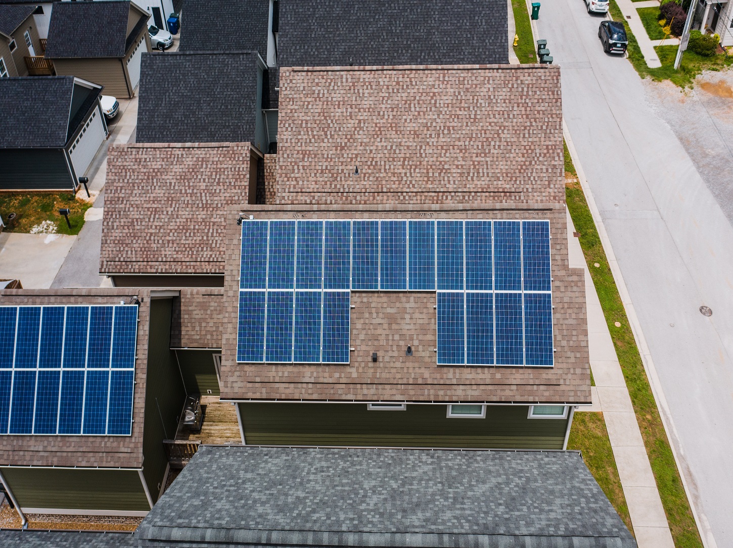 Solar-powered residential home