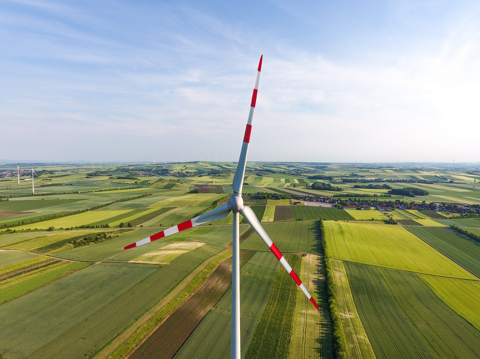 Solar panels with wind turbine